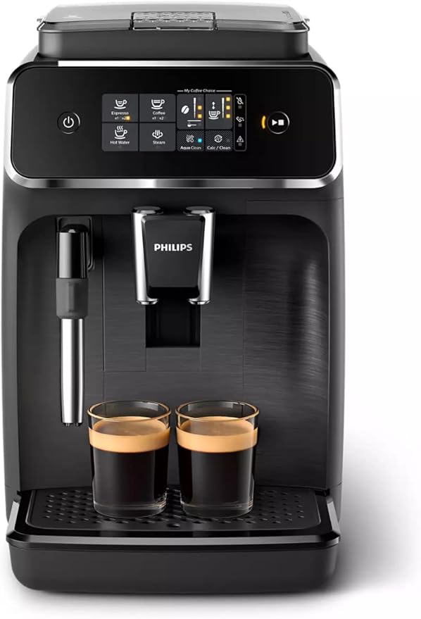 Philips Automatic Espresso Machine 2 Beverages 12 Grinder Levels